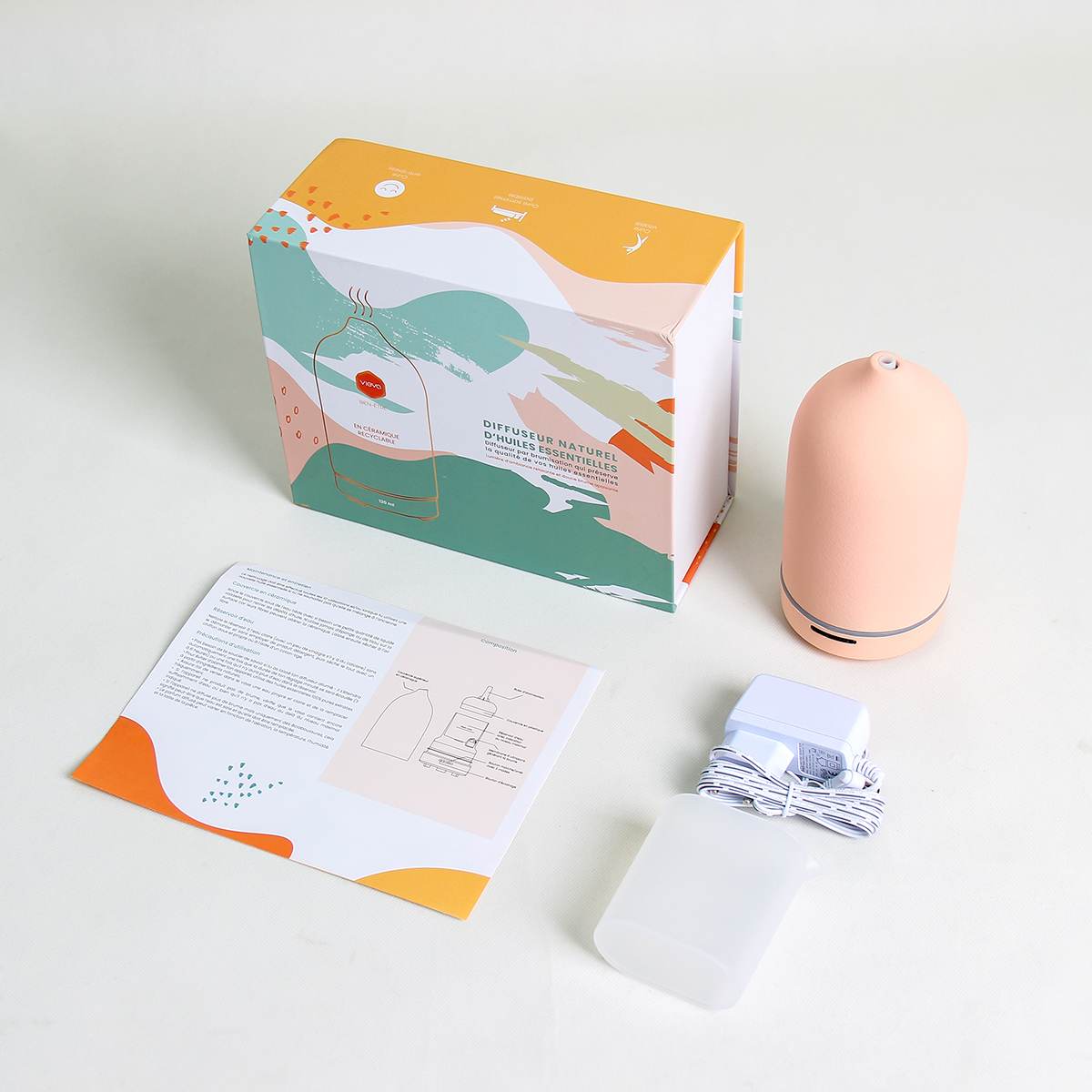 Diffuseur Vieva avec boîte, notice et accessoires