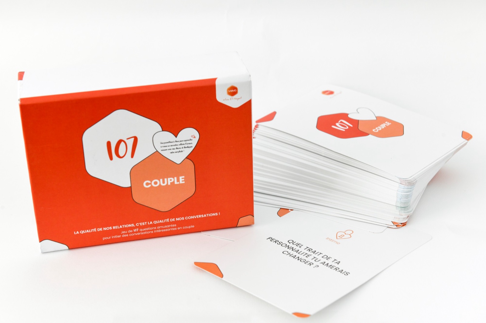 Coffret 107 questions pour enrichir ton couple et ses cartes
