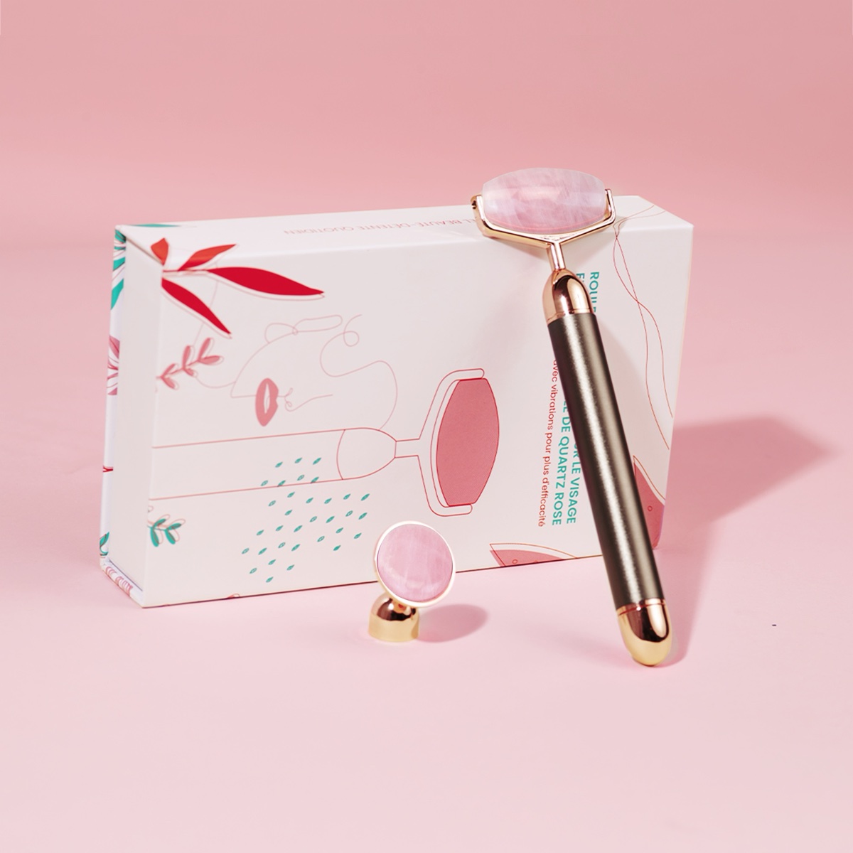 Coffret et rouleau de massage Vieva